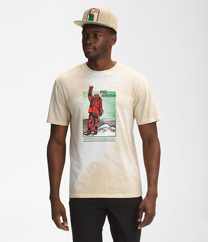 The North Face T-Shirts Ασπρα Ανδρικα Κοντομανικα Bhm - Greece 9268DFAWM